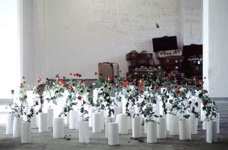 Installation -Alles wird gut- im Haus Schwarzenberg, Berlin 1999
