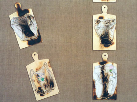 Installation -Breakfast- in der Manege, St. Petersburg 1999