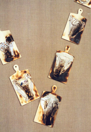 Installation -Breakfast- in der Manege, St. Petersburg 1999
