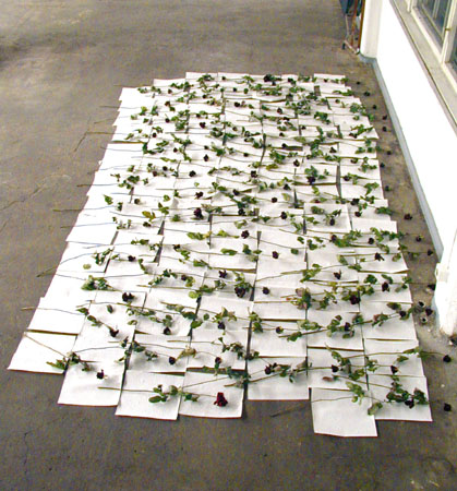 Installation Geschichten im Haus Schwarzenberg, Berlin 1999
