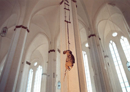 Kinetische und audio-visuelle Installation -3rd floor oder das Knigspaar besucht die Vorstadt nach der Krnung-