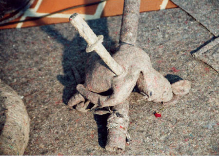 Kinetische und audio-visuelle Installation -3rd floor oder das Knigspaar besucht die Vorstadt nach der Krnung-