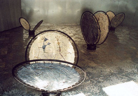 Kinetische Installation -Neptuns Juwelier- in der Manege, St. Petersburg