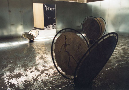 Kinetische Installation -Neptuns Juwelier- in der Manege, St. Petersburg
