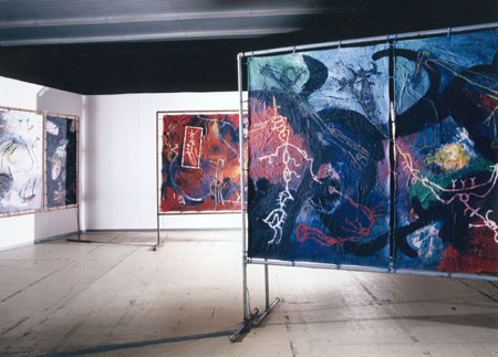 Kinetische und audio-visuelle Installation Quintett