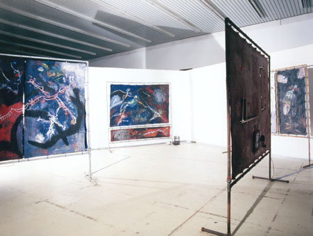 Kinetische und audio-visuelle Installation -Quintett-