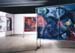 Kinetische und audio-visuelle Installation -Quintett-