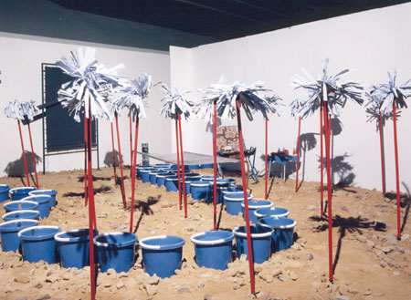 Audio-visuelle Installation Am Rhin, Erfurt 1997