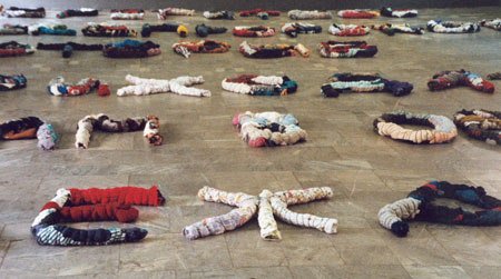 Installation -Second Hand- in der Manege, St. Petersburg 1999