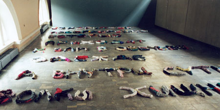 Installation -Second Hand- in der Manege, St. Petersburg 1999
