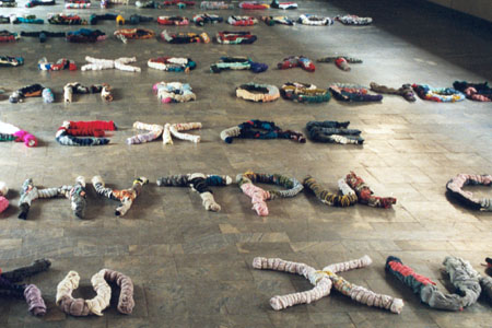 Installation -Second Hand- in der Manege, St. Petersburg 1999