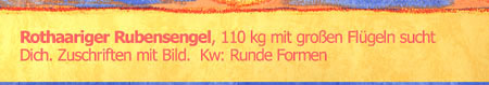 Rothaariger Rubensengel