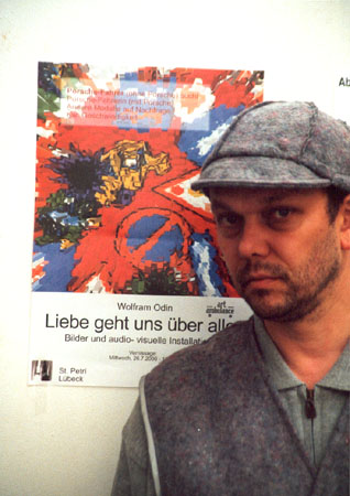 Performance in der Installation -3rd floor oder das K�nigspaar besucht die Vorstadt nach der Kr�nung-