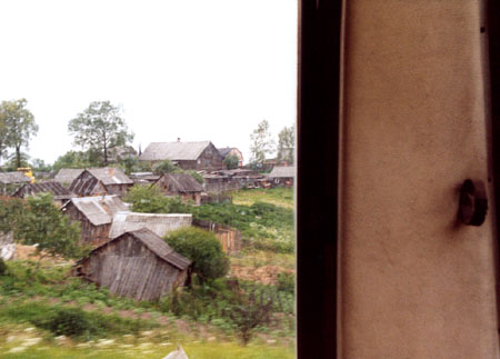 Fahrt von St. Petersburg nach Ladoga zum Ladogasee im Sommer 2000