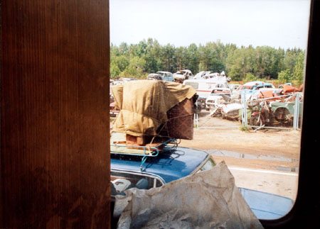 Fahrt von St. Petersburg nach Ladoga zum Ladogasee im Sommer 2000