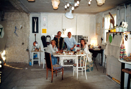 Im Atelier beim K�nstler Alexei Kostroma in St. Petersburg