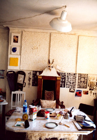 Im Atelier beim K�nstler Alexei Kostroma in St. Petersburg