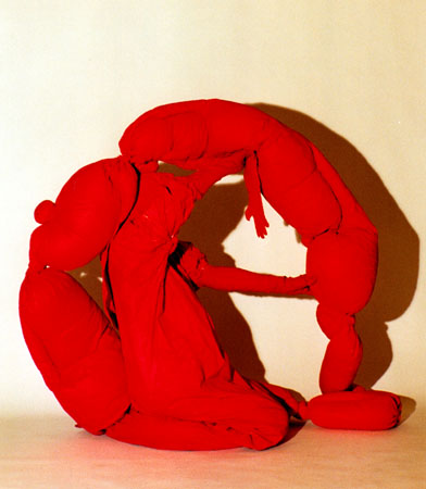 Tanzprobe f�r Hunger in der art-ambulance mit der T�nzerin Kerstin Heimlich, Berlin