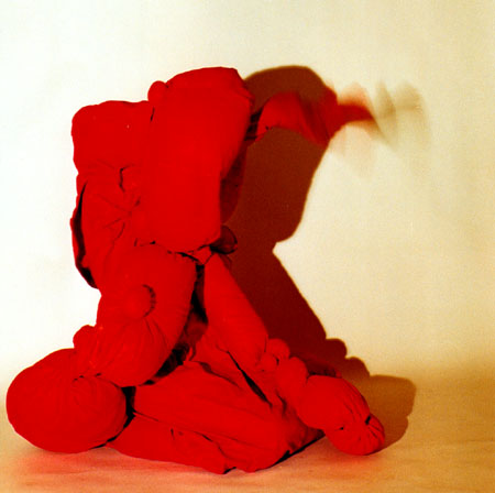 Tanzprobe f�r Hunger in der art-ambulance mit der T�nzerin Kerstin Heimlich, Berlin