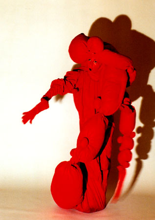 Tanzprobe f�r Hunger in der art-ambulance mit der T�nzerin Kerstin Heimlich, Berlin