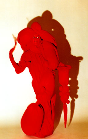 Tanzprobe f�r Hunger in der art-ambulance mit der T�nzerin Kerstin Heimlich, Berlin