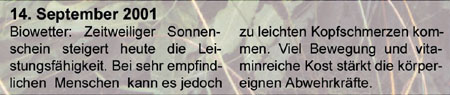 14. September 2001