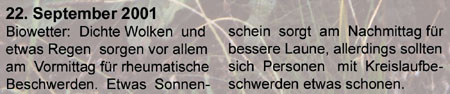 22. September 2001