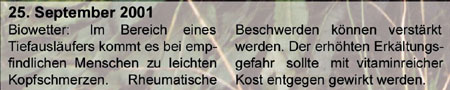 25. September 2001